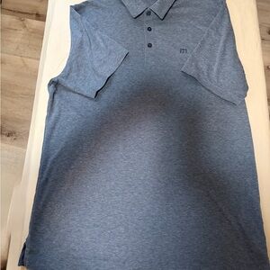TravisMathew Heather Grey Golf Shirt